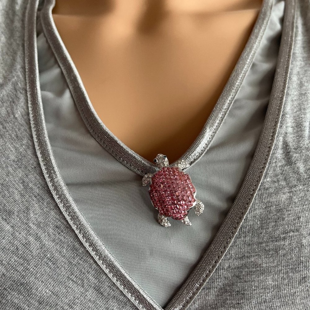 Turtle Brooch - image 1